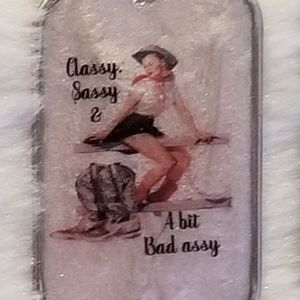 Custom dog tag necklace